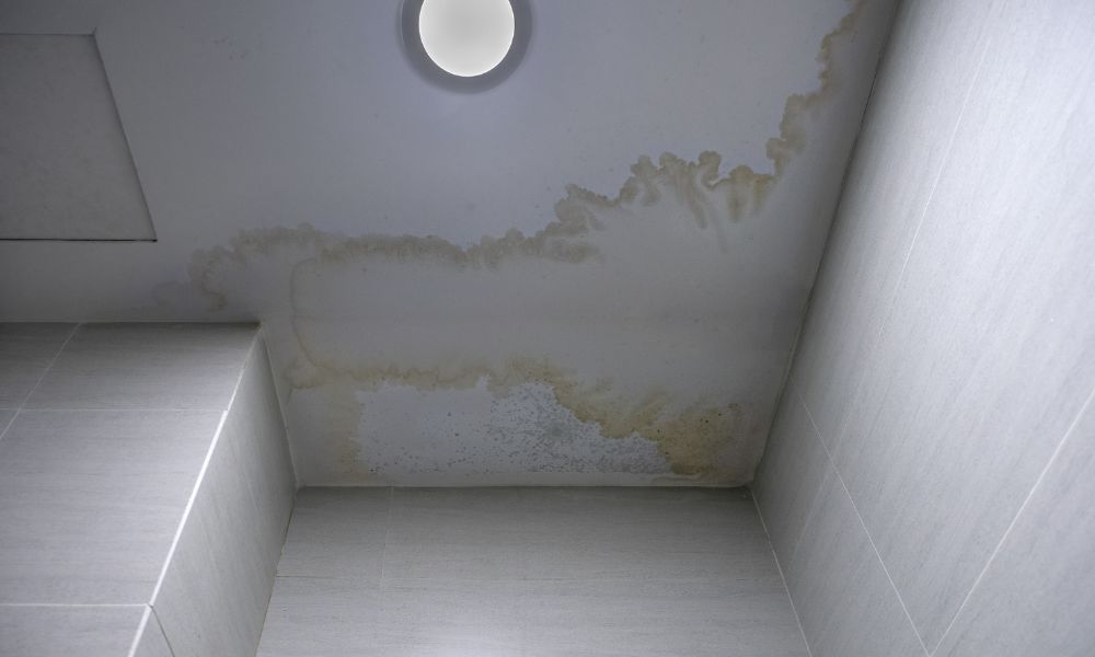 Die Wand wird von unten feucht